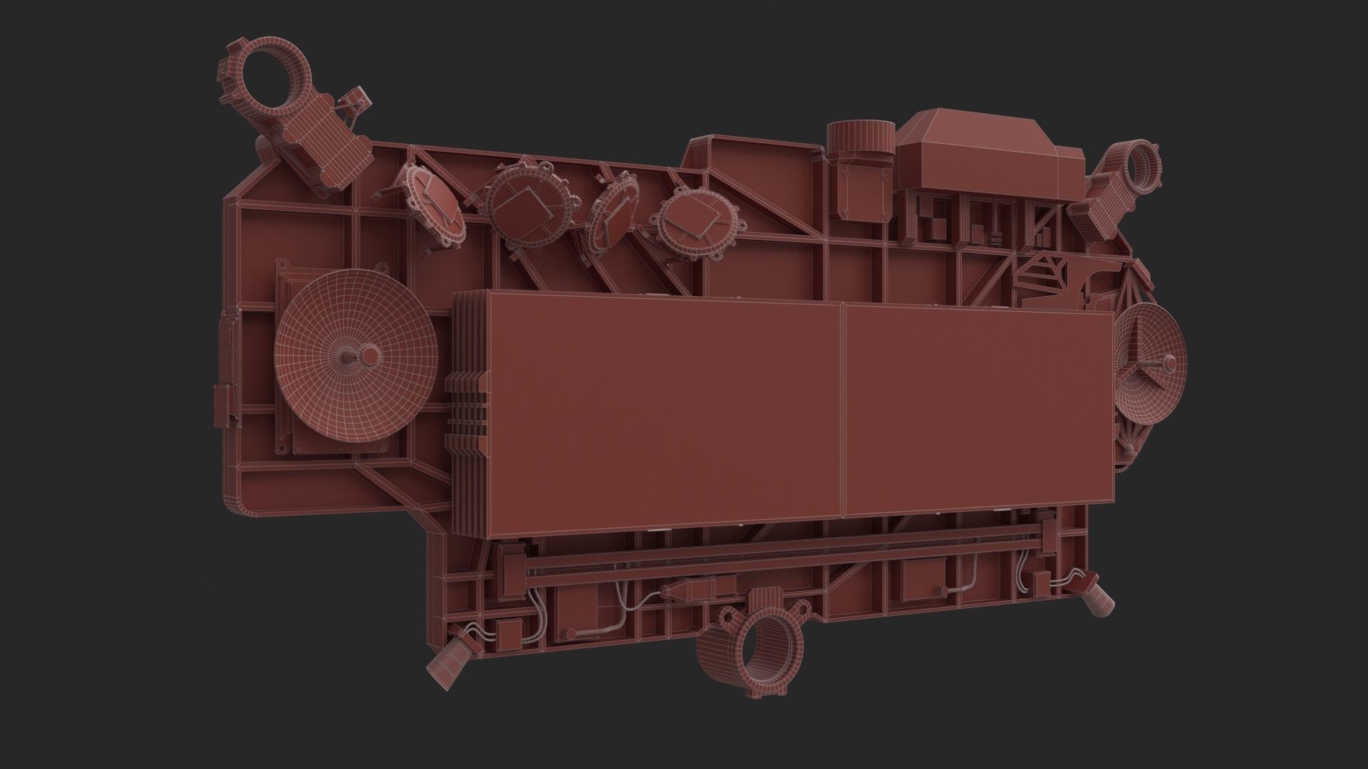 SpaceX Starlink Satellite  3D model_17