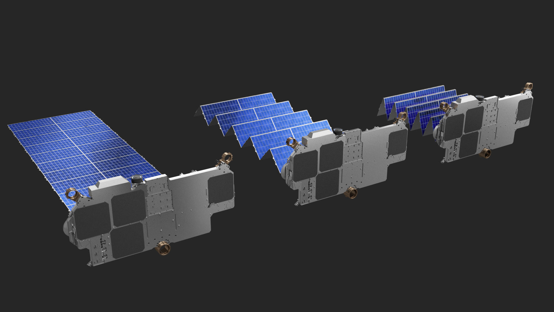 SpaceX Starlink Satellite  3D model_10