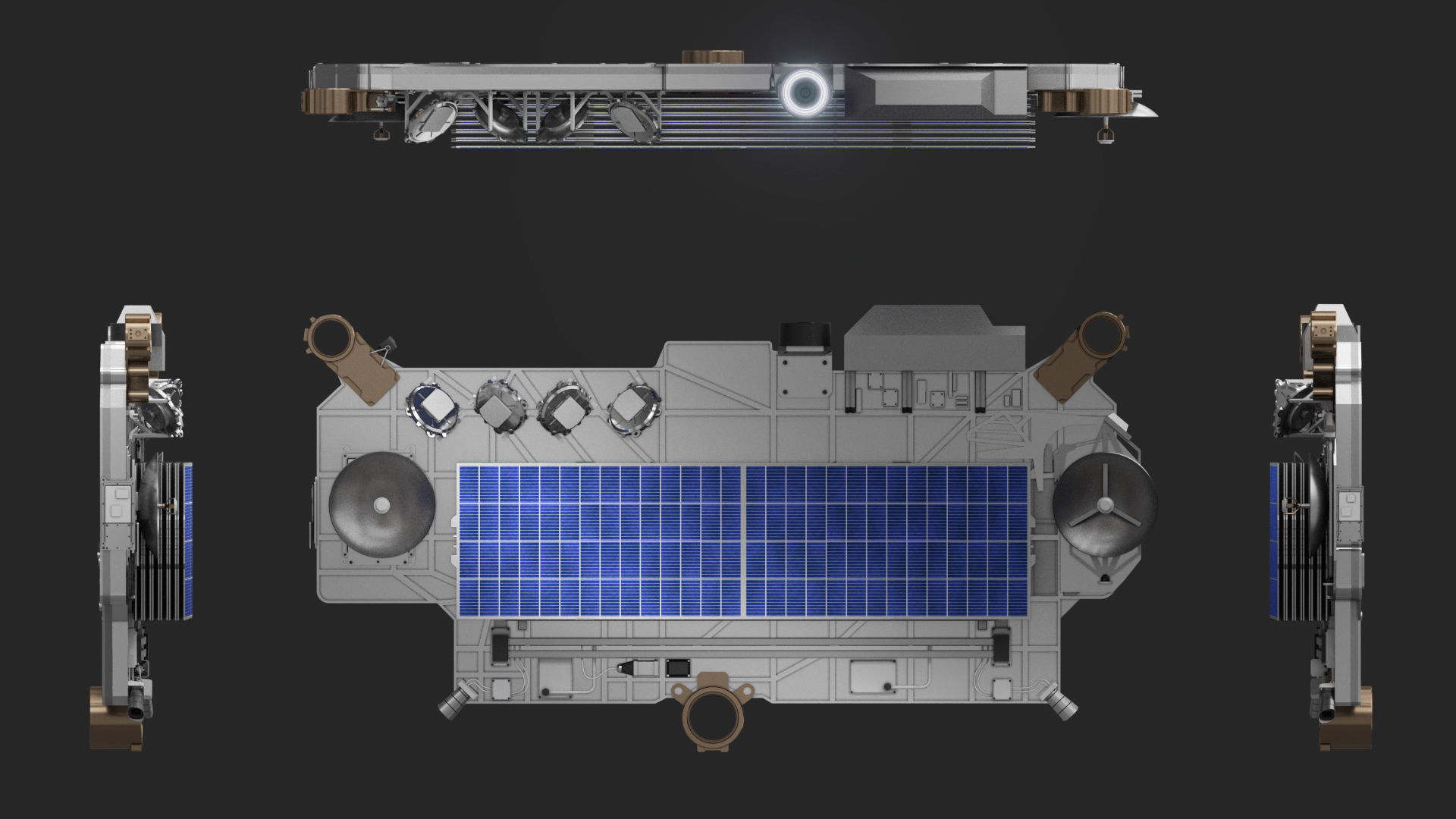 SpaceX Starlink Satellite  3D model_6