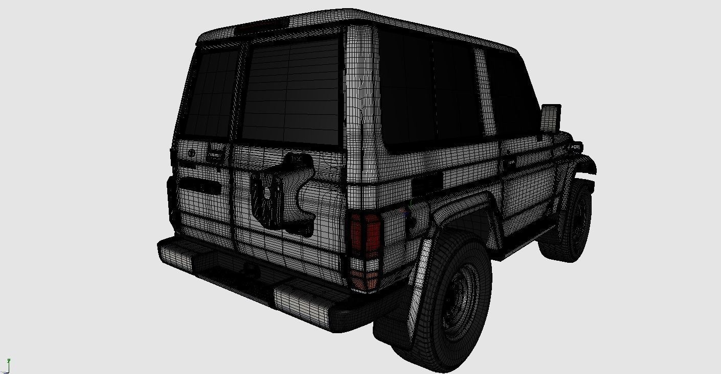 Toyota Land Cruiser Fzj 71 3D model_15