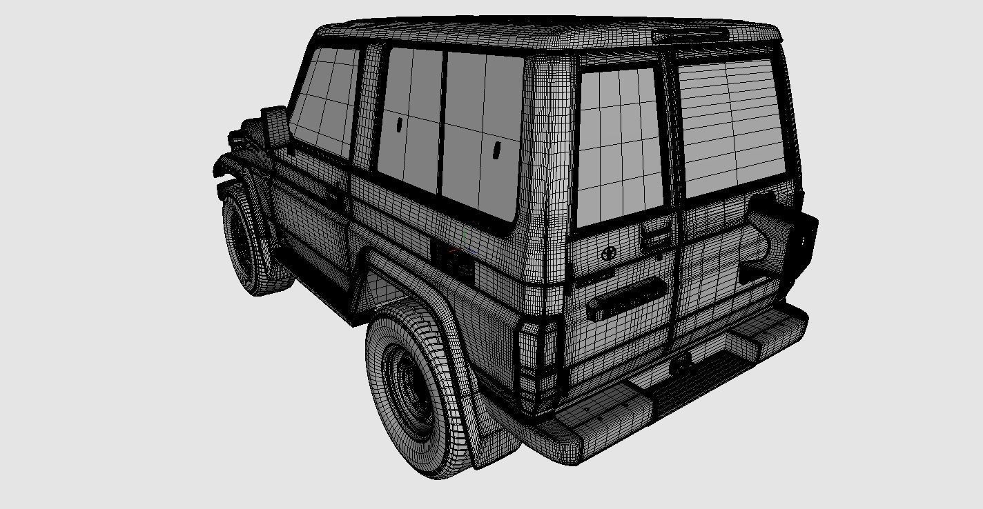 Toyota Land Cruiser Fzj 71 3D model_31