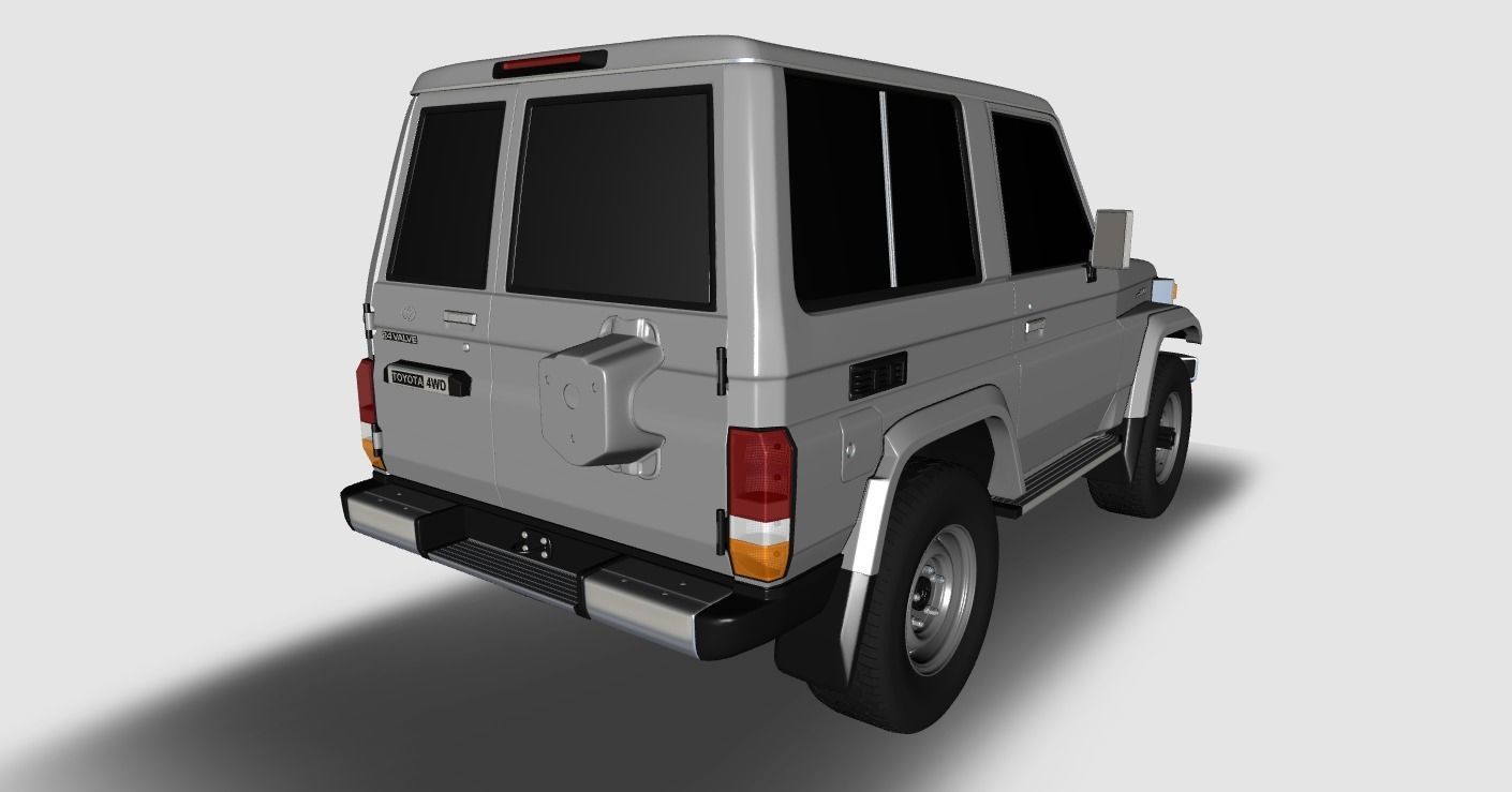 Toyota Land Cruiser Fzj 71 3D model_6