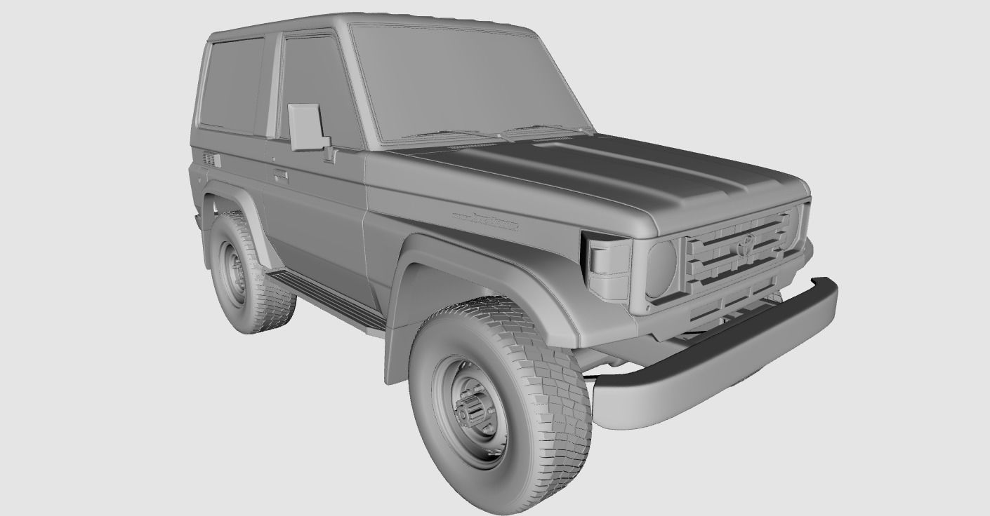 Toyota Land Cruiser Fzj 71 3D model_18