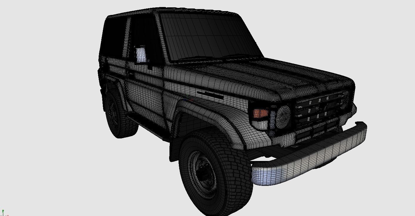 Toyota Land Cruiser Fzj 71 3D model_9