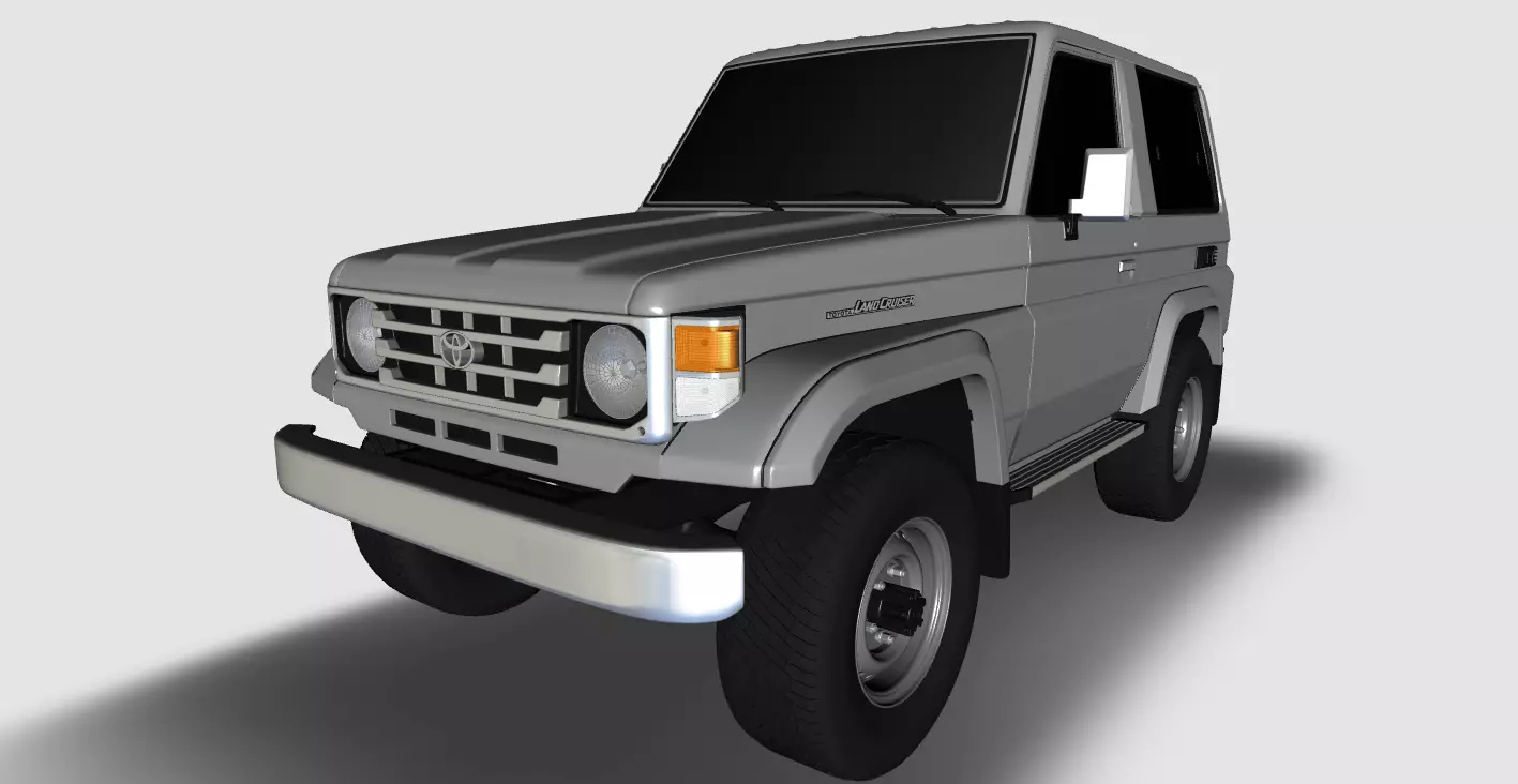 Toyota Land Cruiser Fzj 71 3D model_0