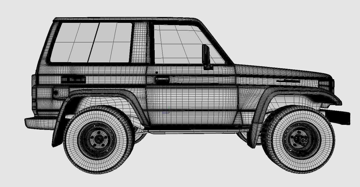Toyota Land Cruiser Fzj 71 3D model_35