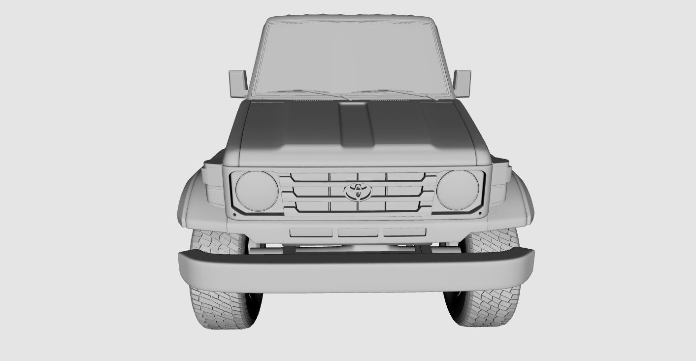 Toyota Land Cruiser Fzj 71 3D model_19