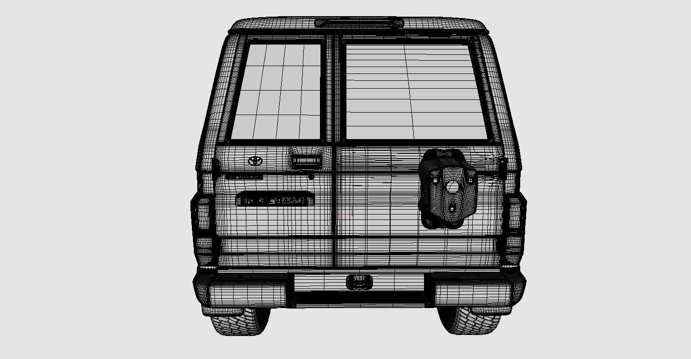 Toyota Land Cruiser Fzj 71 3D model_32