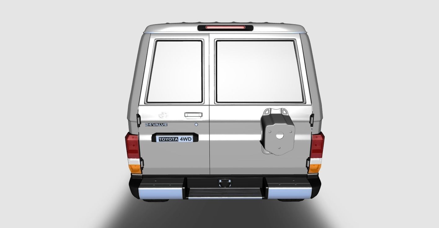 Toyota Land Cruiser Fzj 71 3D model_5