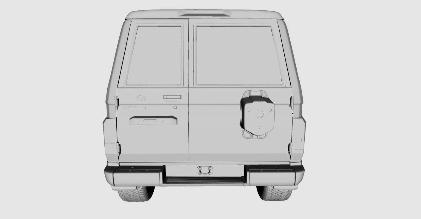 Toyota Land Cruiser Fzj 71 3D model_23