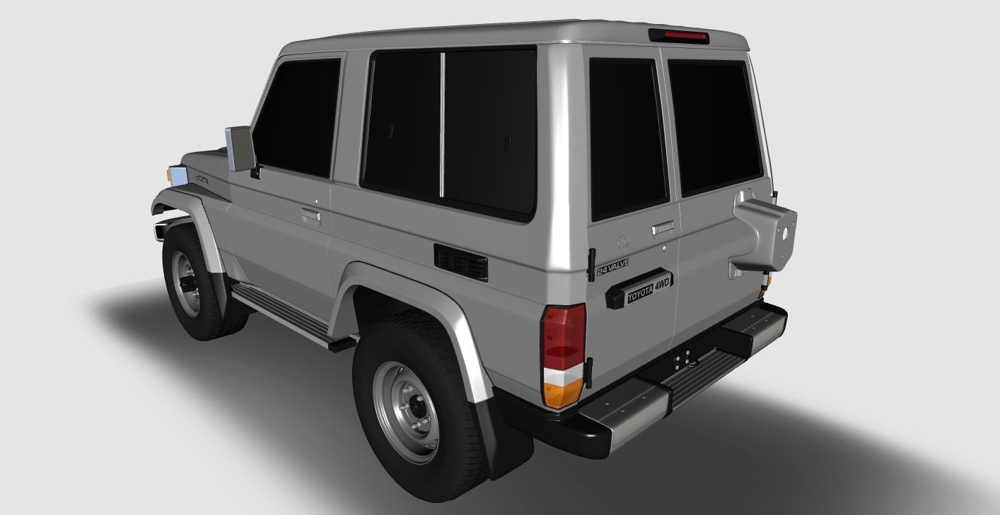 Toyota Land Cruiser Fzj 71 3D model_4