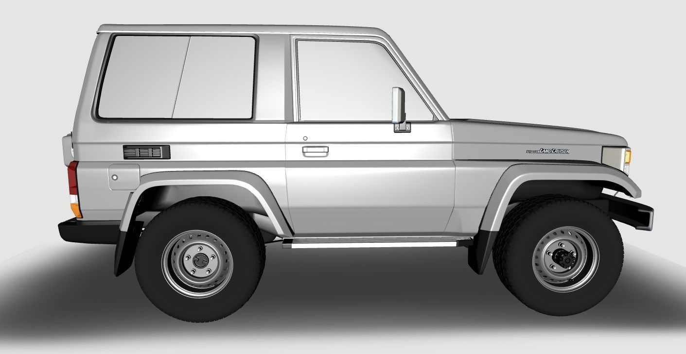 Toyota Land Cruiser Fzj 71 3D model_7