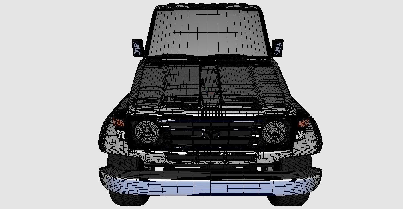Toyota Land Cruiser Fzj 71 3D model_10