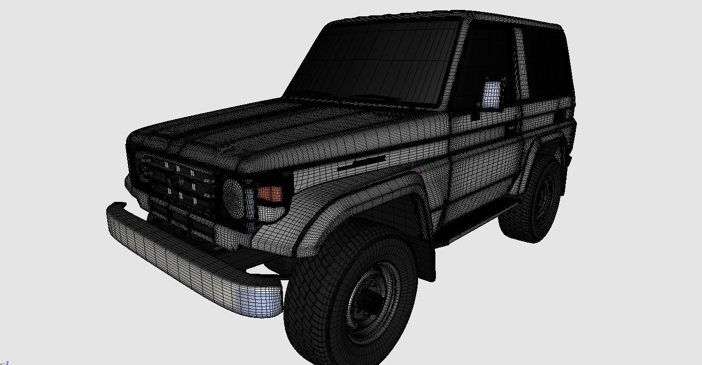 Toyota Land Cruiser Fzj 71 3D model_11