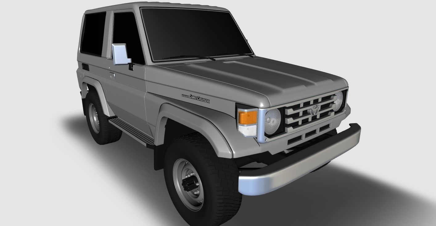 Toyota Land Cruiser Fzj 71 3D model_1