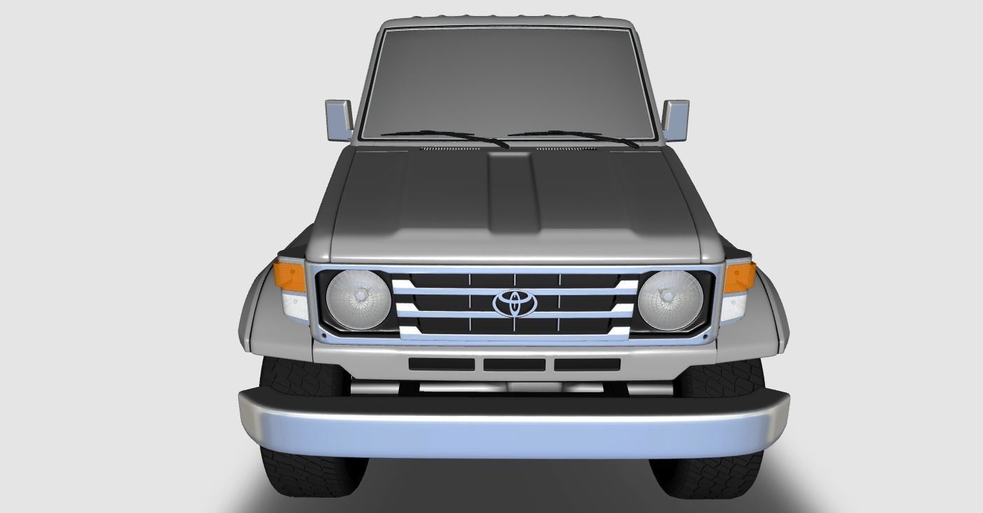 Toyota Land Cruiser Fzj 71 3D model_2