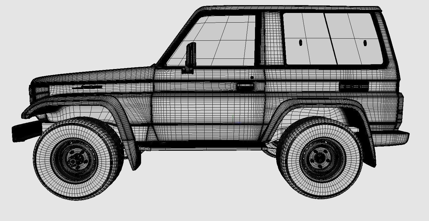 Toyota Land Cruiser Fzj 71 3D model_30