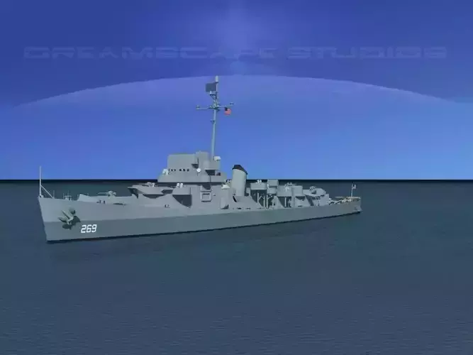 Evarts Class Destroyer DE269 USS Eisner