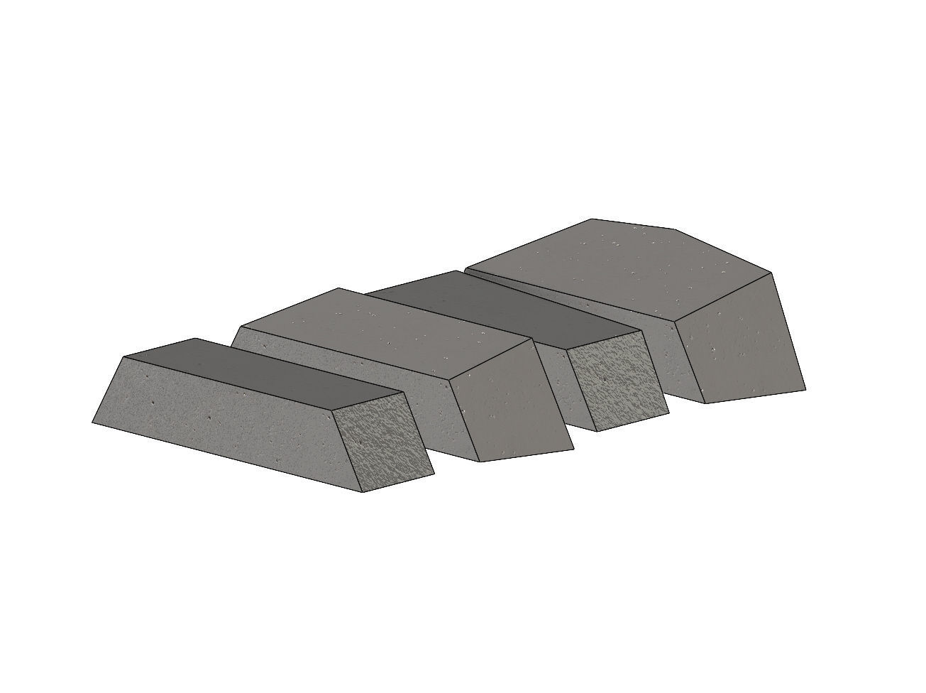 Block obstacles ramps for Rc racing and fingerboarding 3D print model_12