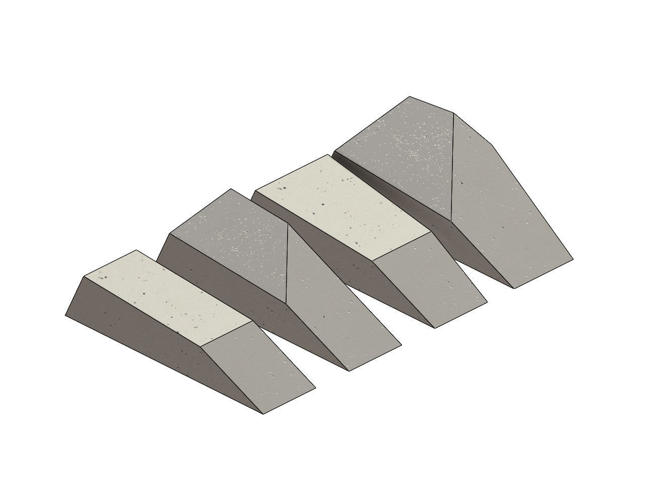 Block obstacles ramps for Rc racing and fingerboarding 3D print model_18