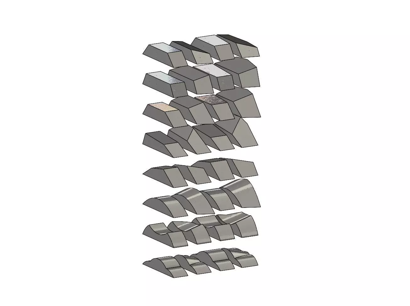 Block obstacles ramps for Rc racing and fingerboarding 3D print model_0