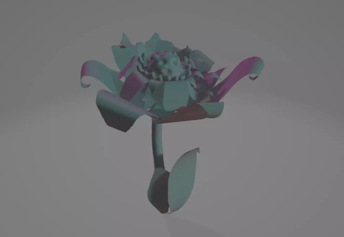 Flower Free 3D model