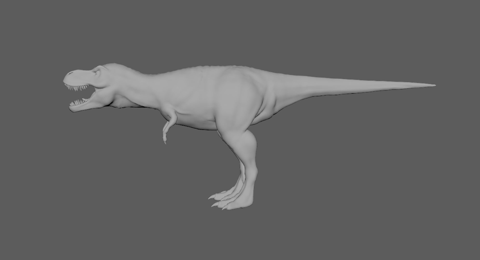 T-Rex 3D model t - rex dinosaur Low-poly 3D model_5