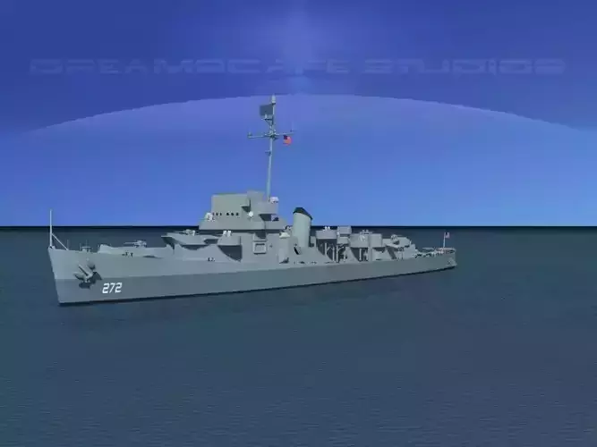 Evarts Class Destroyer DE272 USS Lovering