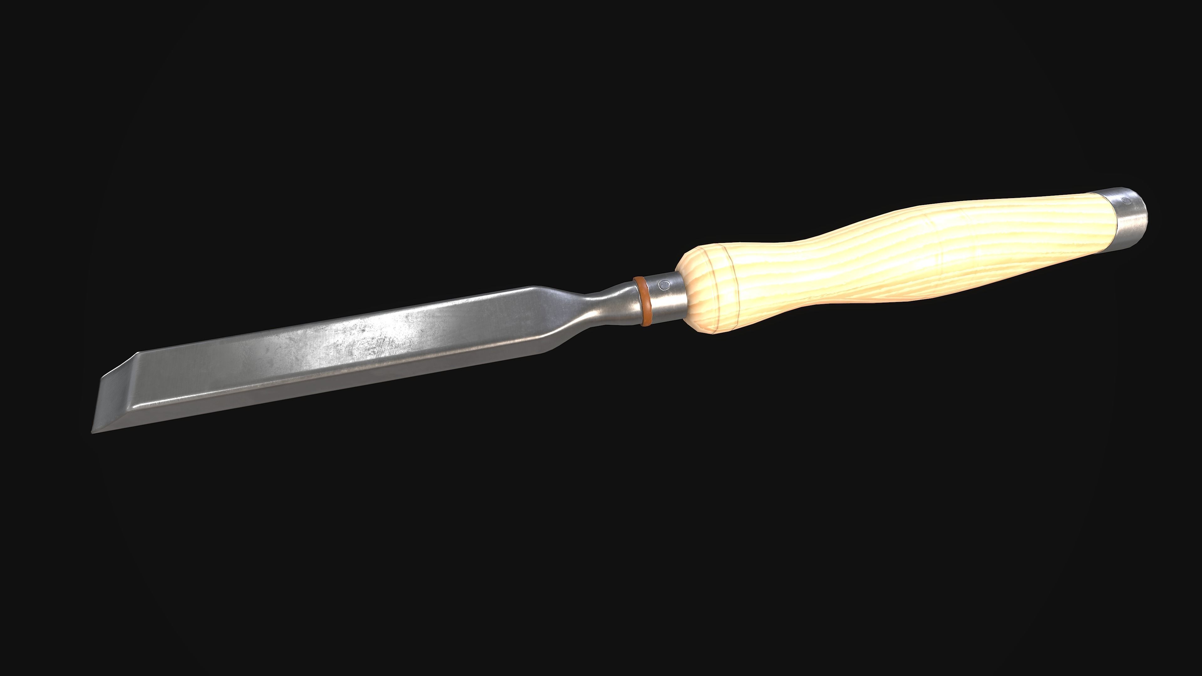 Chisel Gameready New Old Very Old Low-poly 3D model_20