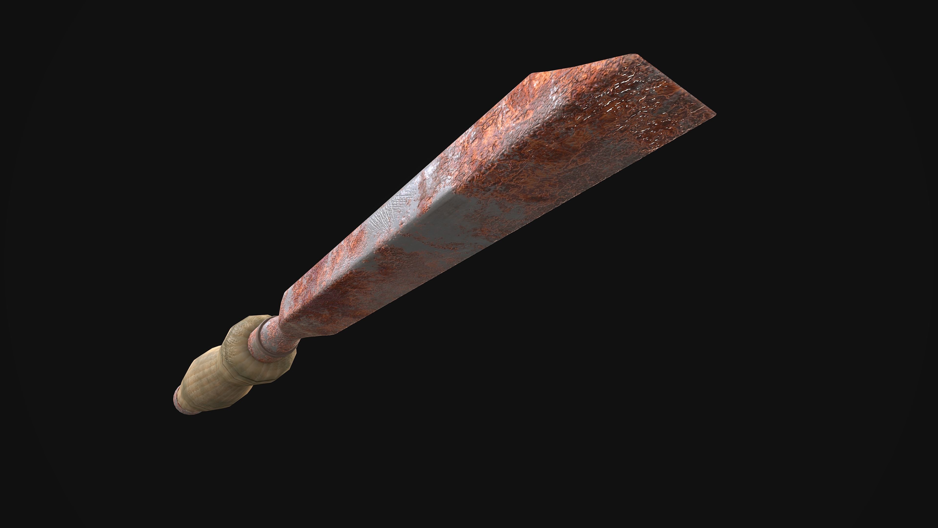 Chisel Gameready New Old Very Old Low-poly 3D model_19
