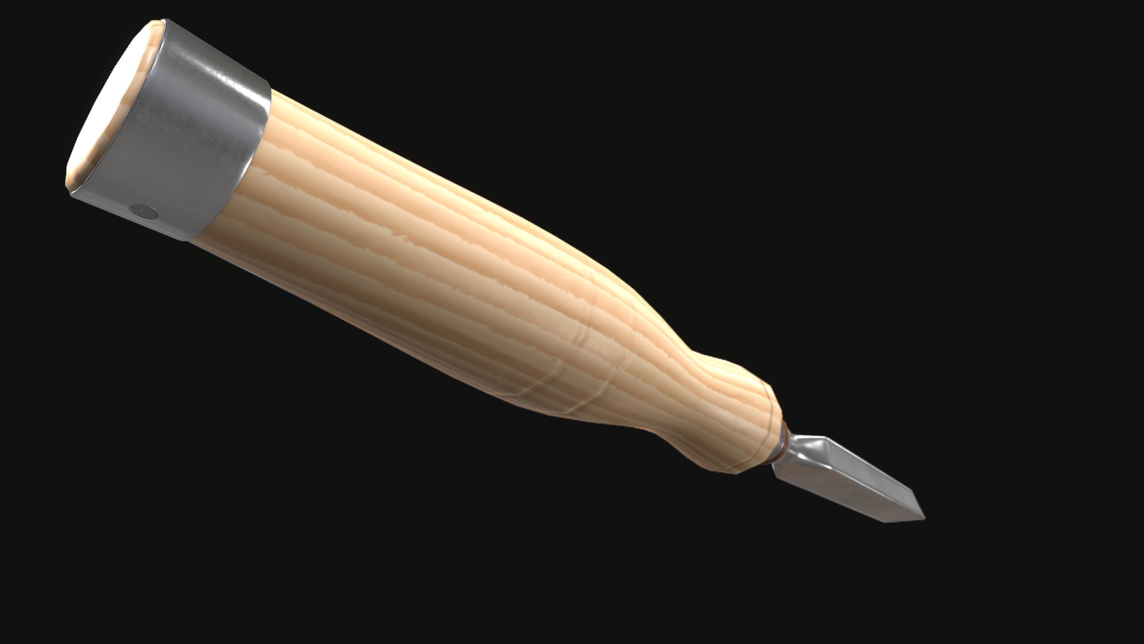 Chisel Gameready New Old Very Old Low-poly 3D model_14