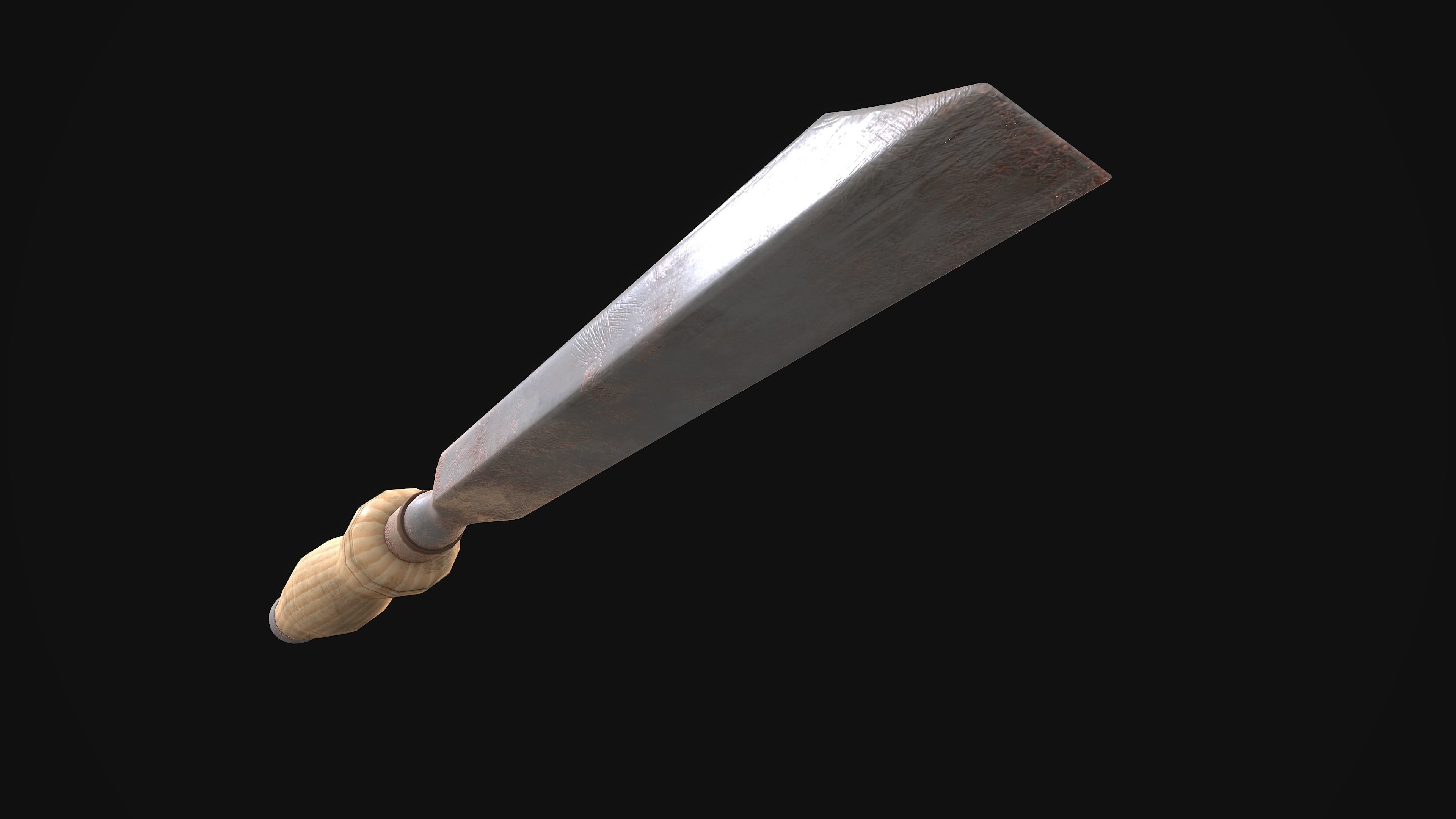 Chisel Gameready New Old Very Old Low-poly 3D model_18