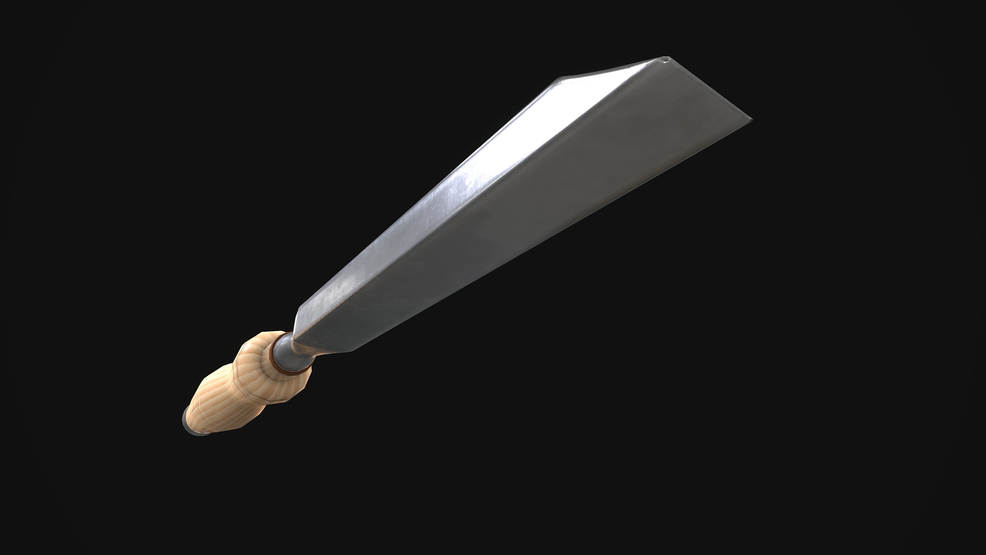 Chisel Gameready New Old Very Old Low-poly 3D model_17