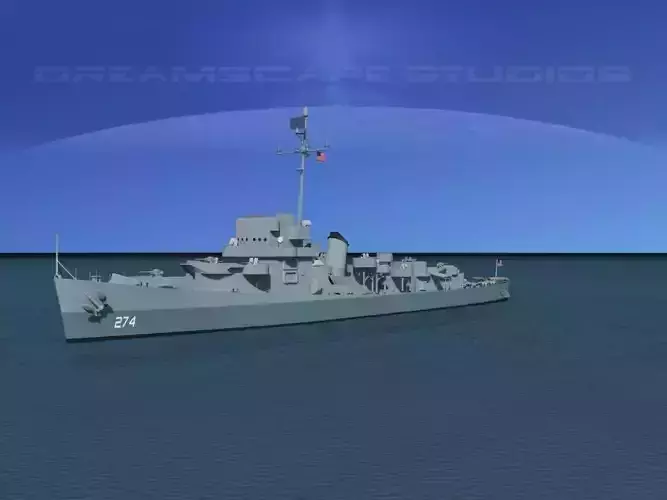 Evarts Class Destroyer DE274 USS OTool