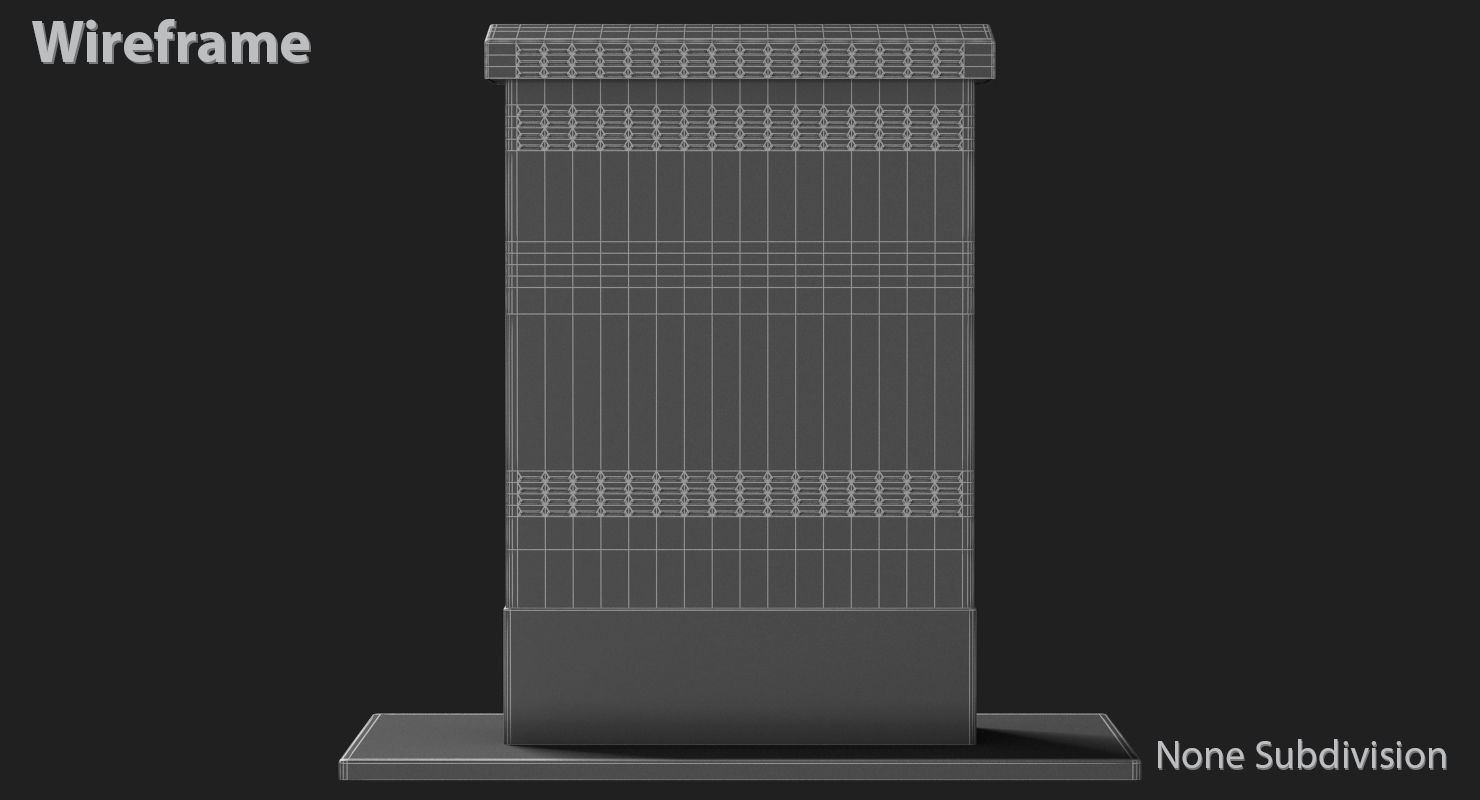 Electric Box Low-poly 3D model_17