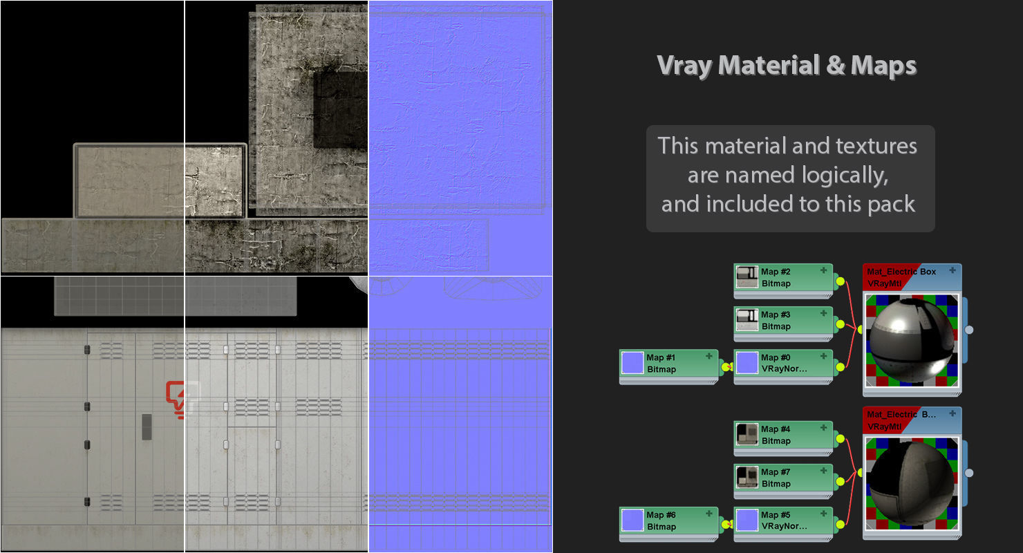 Electric Box Low-poly 3D model_24