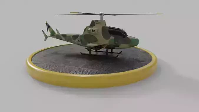 Helicopter camouflage