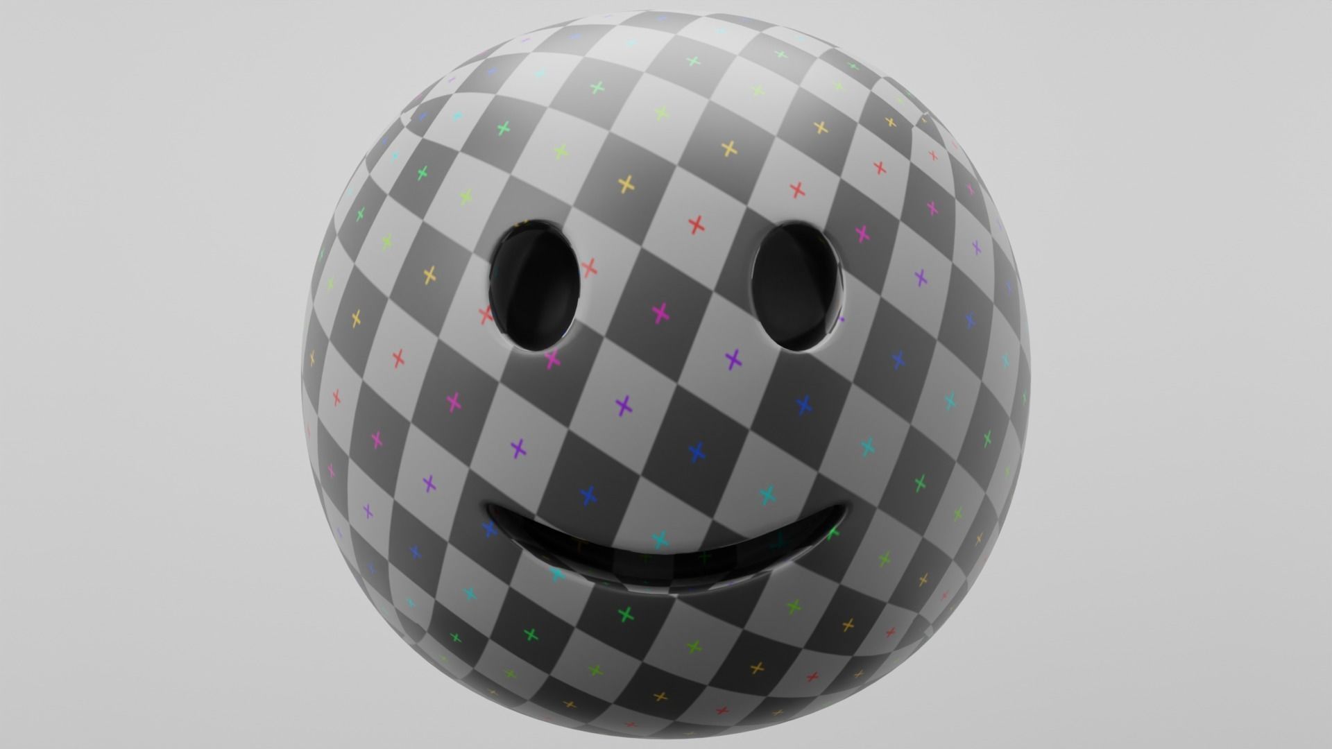 Grinning Emoji 3D model_3
