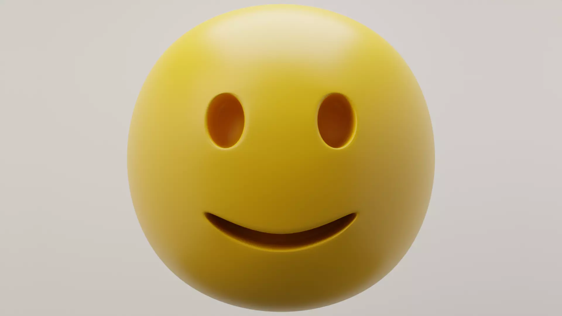 Grinning Emoji 3D model_0