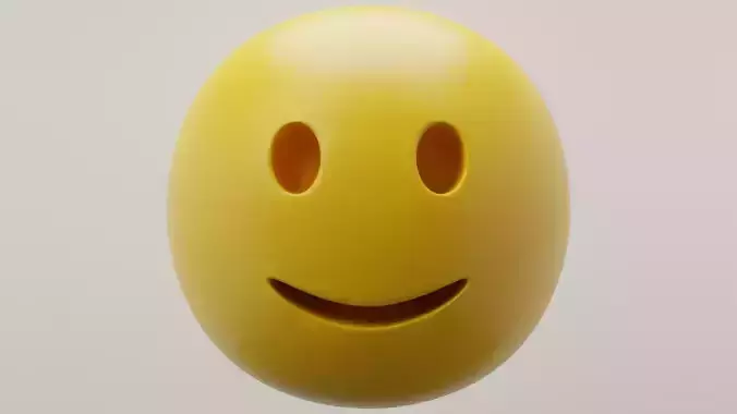 Grinning Emoji 3D model