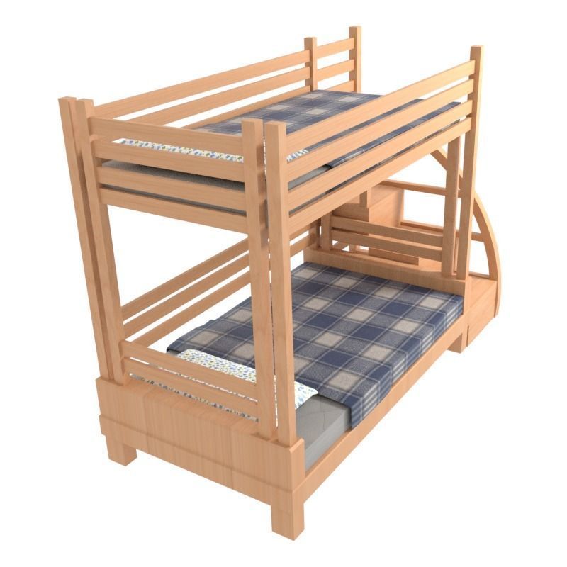 Bunk Bed 3D model_1
