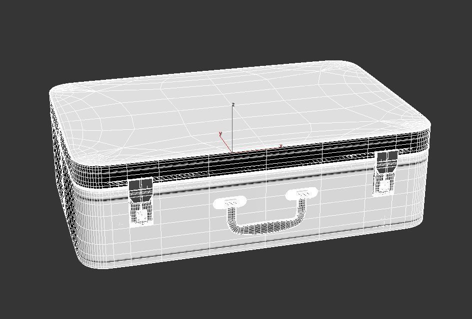 Vintage Suitcase 3D model_14