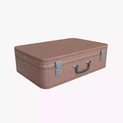 Vintage Suitcase 3D model