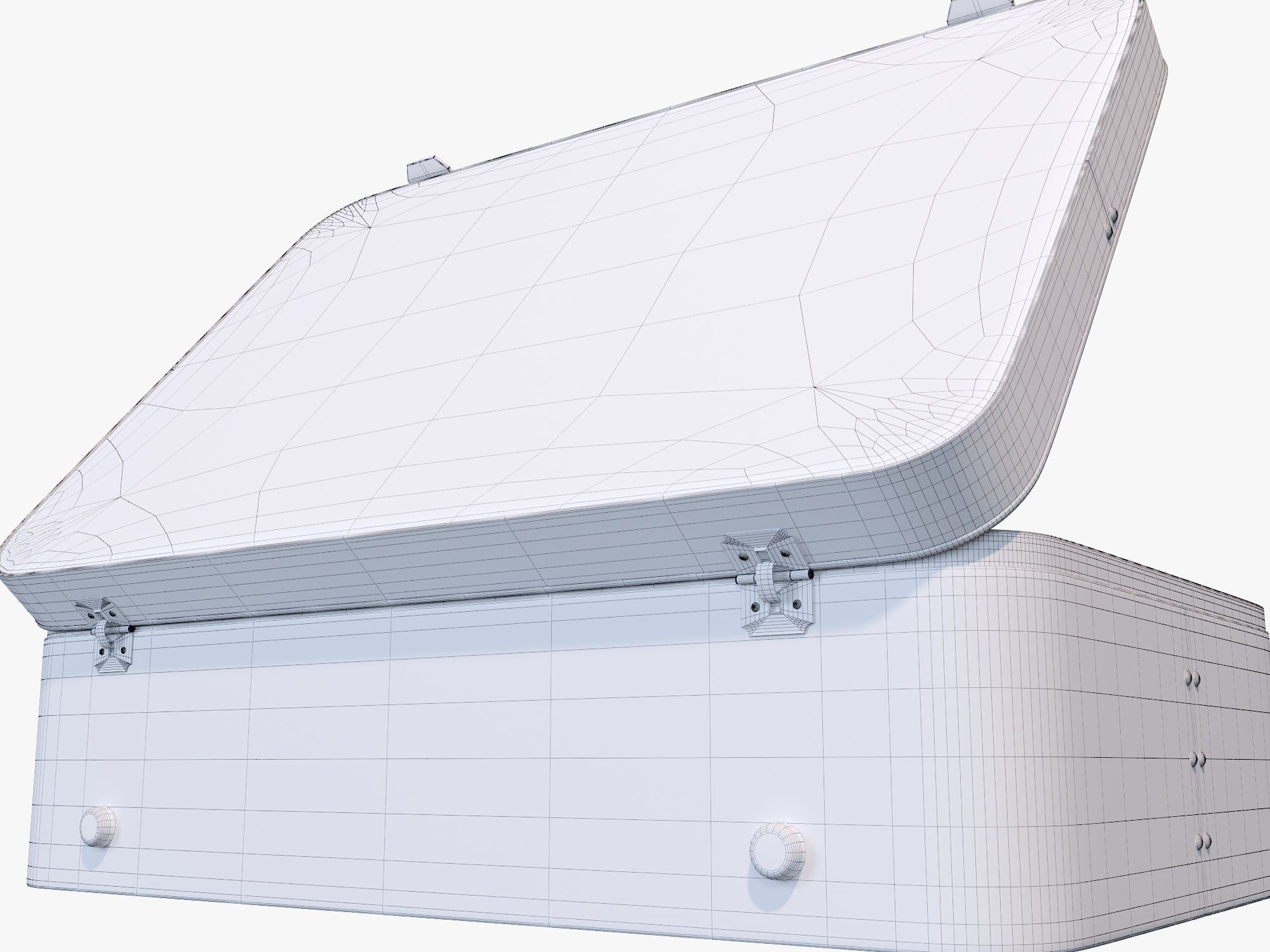 Vintage Suitcase 3D model_11