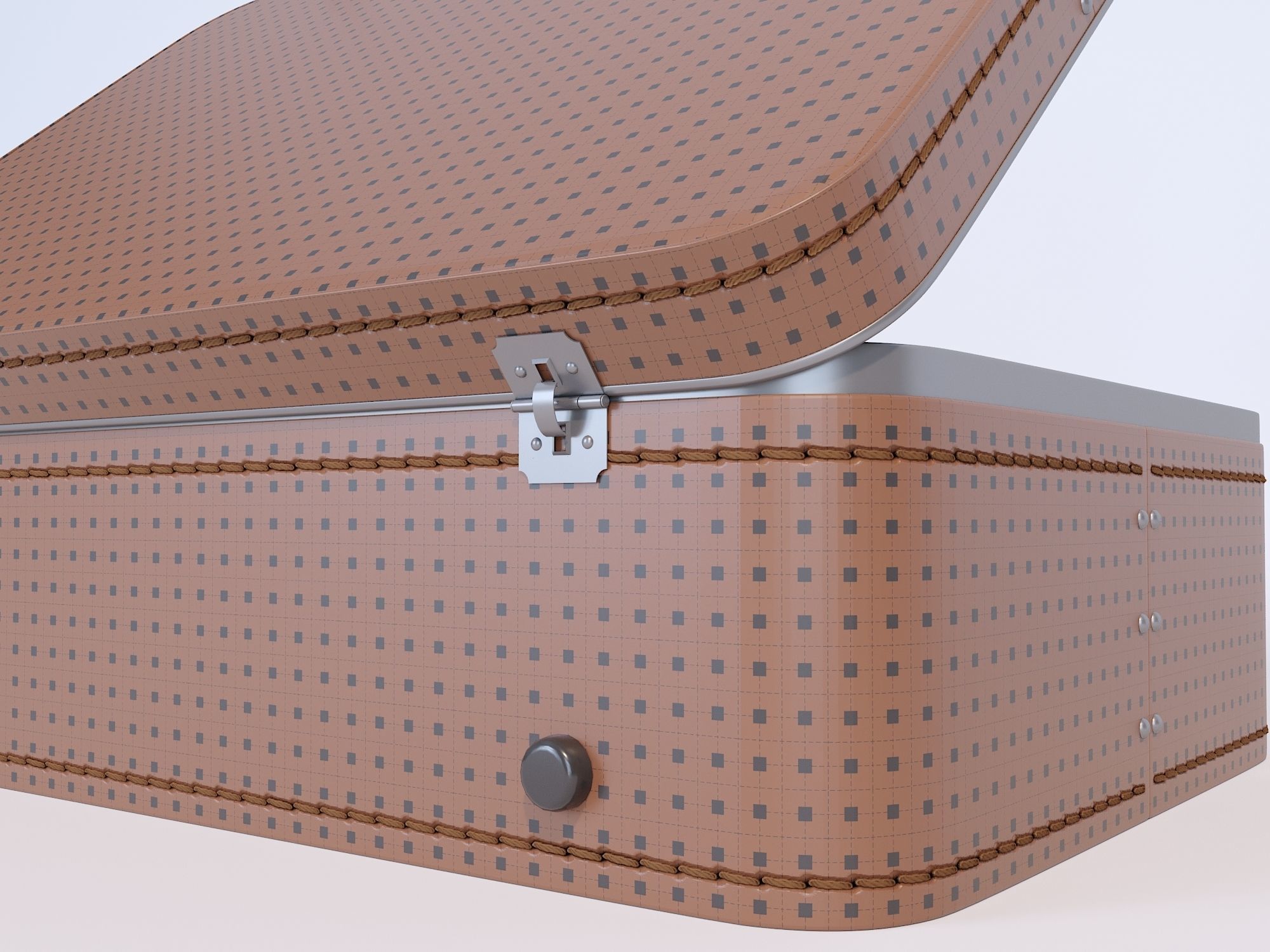 Vintage Suitcase 3D model_8