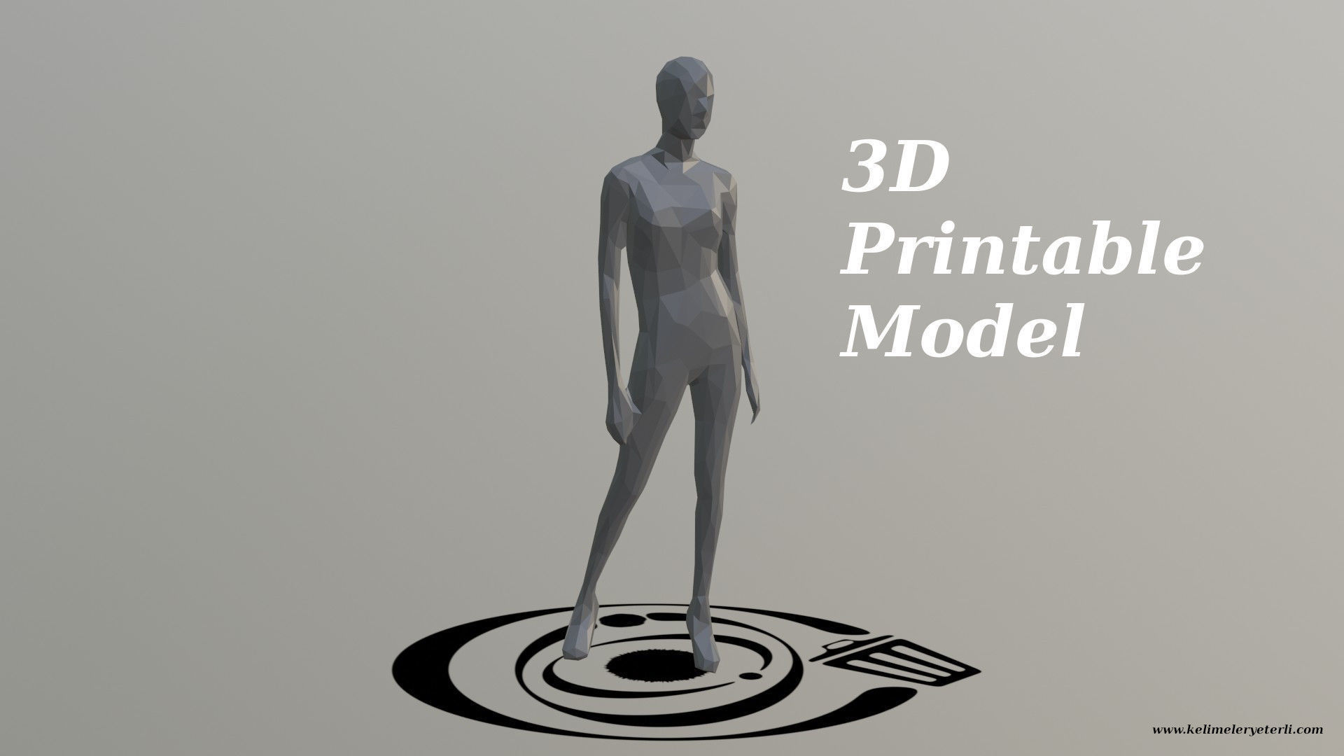 Human 025 LP R Low-poly 3D model_4