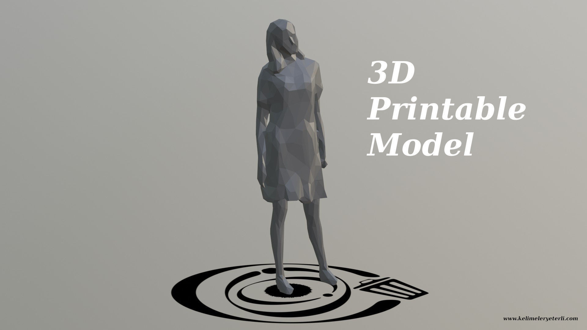 Human 027 LP R Low-poly 3D model_4