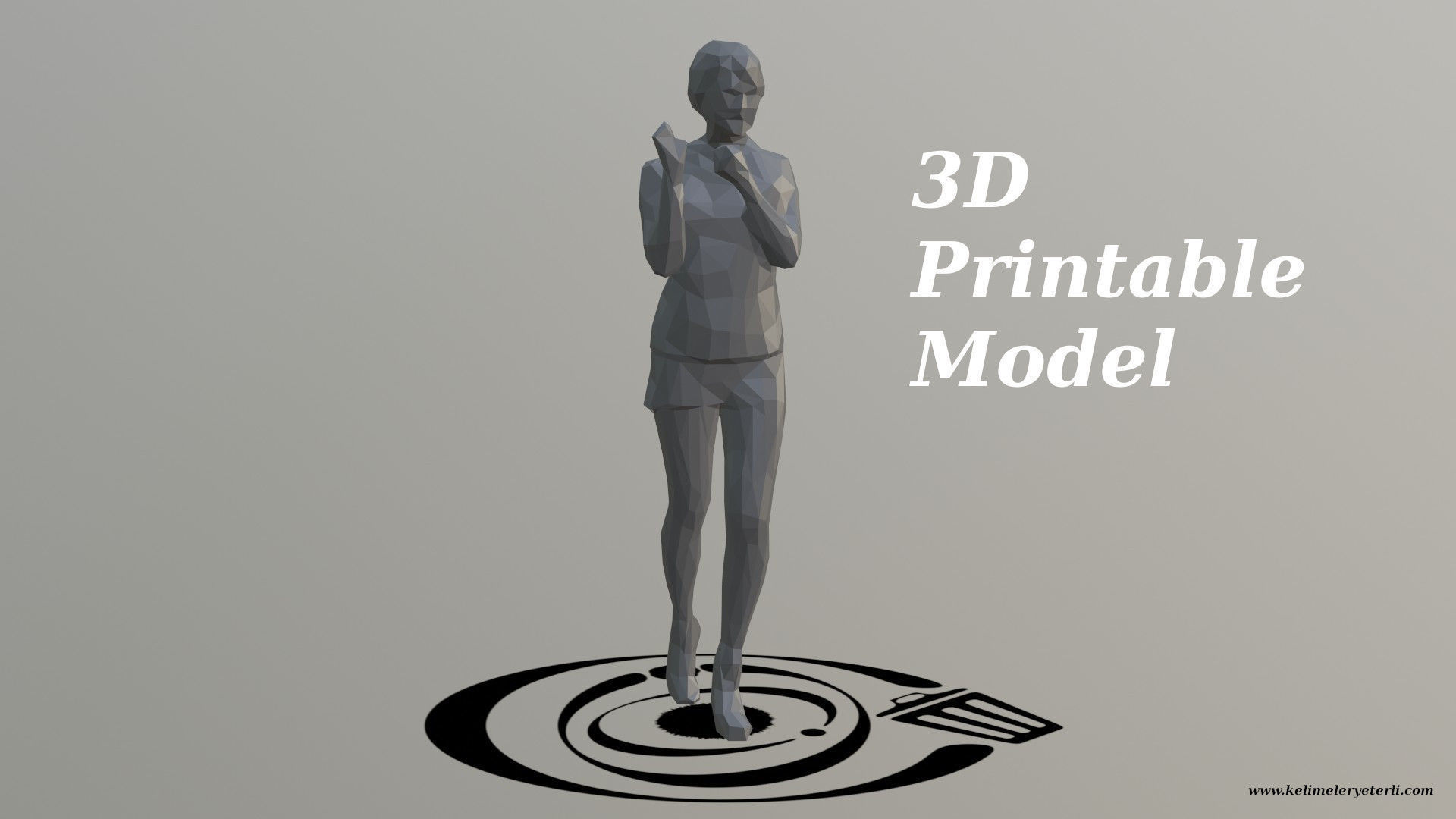 Human 029 LP R Low-poly 3D model_4