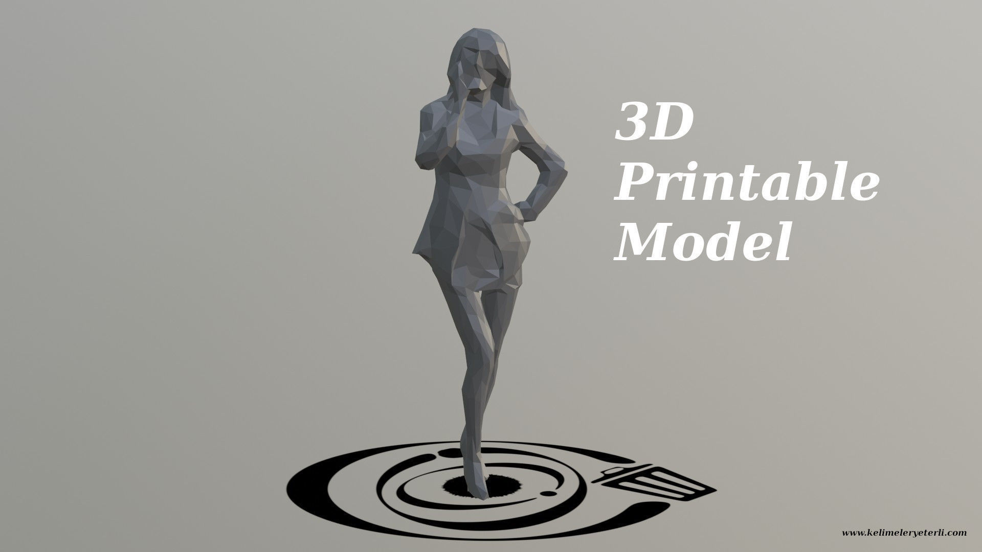 Human 030 LP R Low-poly 3D model_4