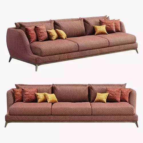 Black tie brando sofa large